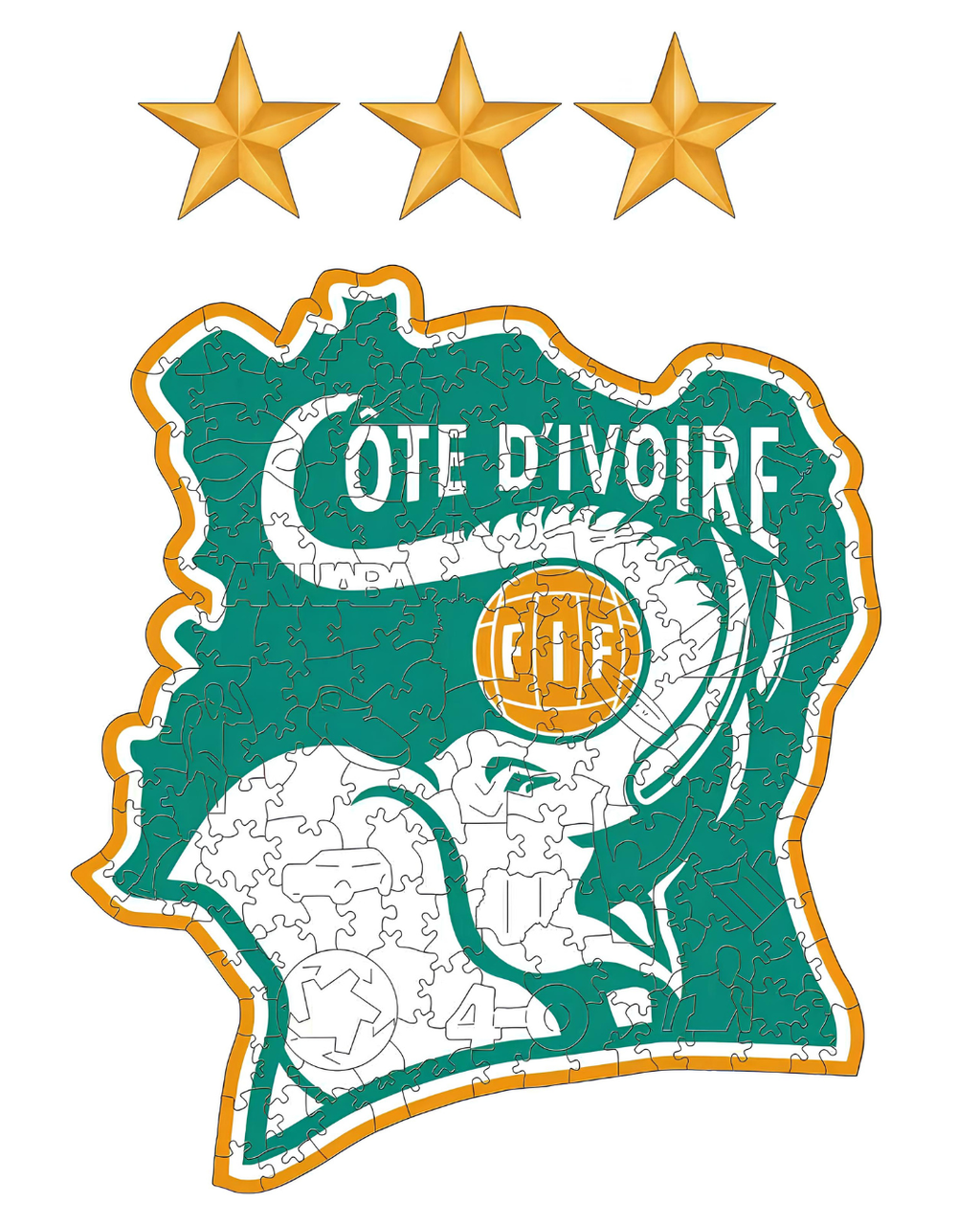 Puzzle Côte d'Ivoire 2023 - L’émotion en fragments
