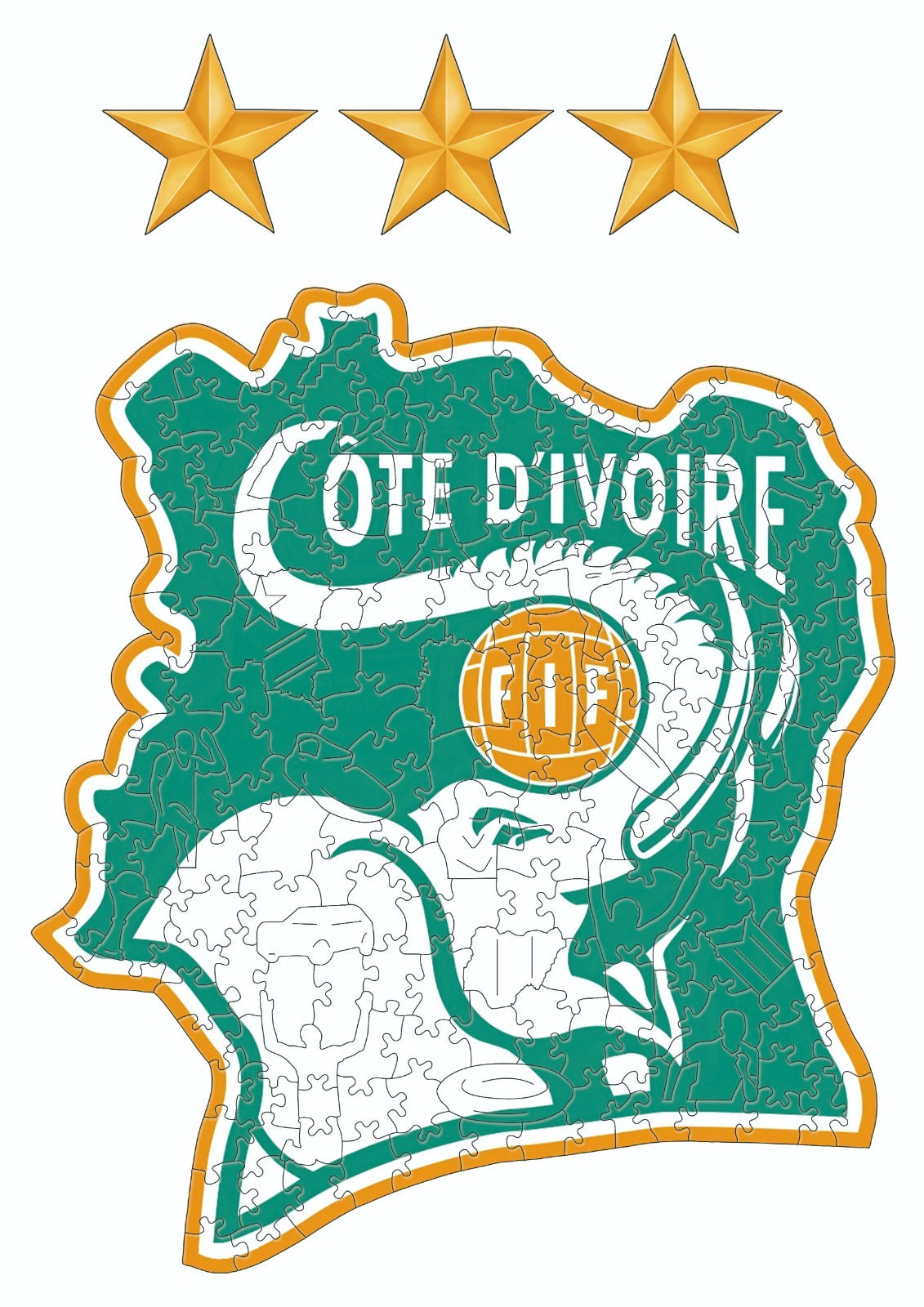 Puzzle Côte d'Ivoire 2023 - L’émotion en fragments